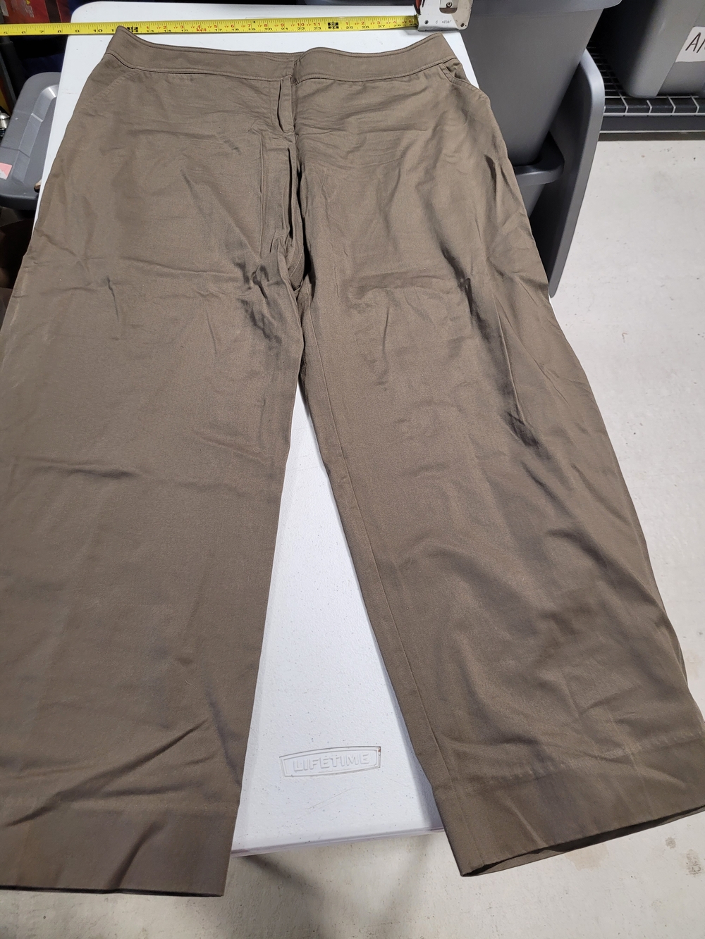 George Women's Khaki Straight-Leg Chinos - Taupe